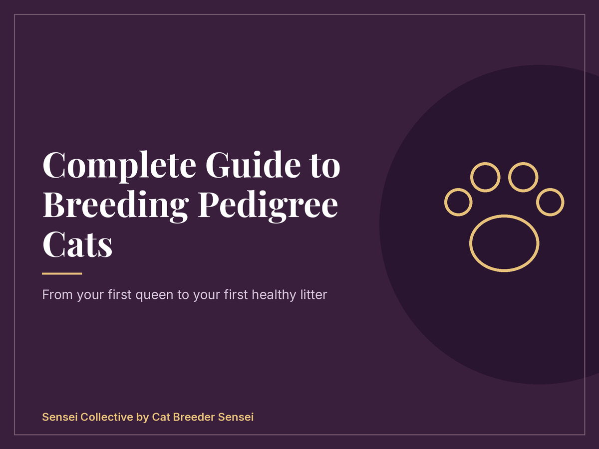 Complete Guide to Breeding Pedigree Cats