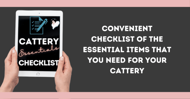 cattery essentials checklist