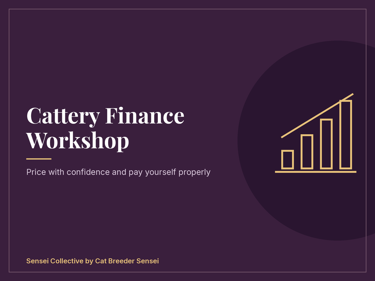Cattery Finance Workshop