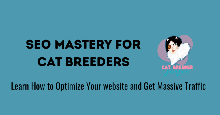 seo mastery for cat breeders